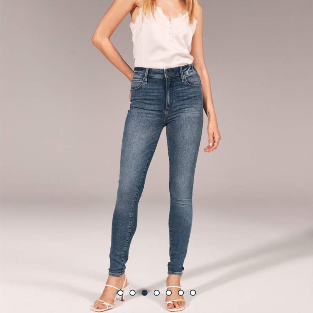 NWOT A&F High Rise Super Skinny Jeans